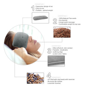 Pakcare Lavendel Verwarmde Slaapoogkussens Warm Koud Oog Kompres Gewogen Masker Voor Meditatie Revalidatie Therapie Benodigdheden - Product Image 6
