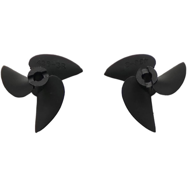 Rc Boat Propeller 3 Blades Nylon Plastic Positive Reverse Propellers for 4mm Shaft