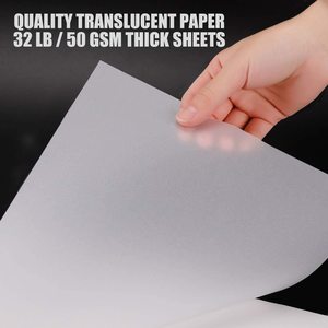 75 feuilles de 9 "x 12" Artists Premium Tracing Paper Pad Papier calque translucide pour crayon marqueur et encre Trace Images Sketch - Product Image 2