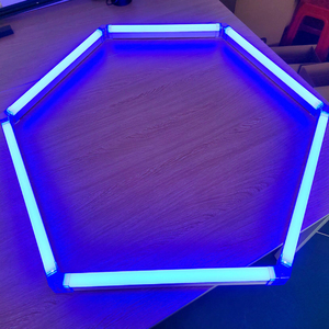 Nouvelles lampes LED hexagonales portables pour <span class=keywords><strong>garage</strong></span> et atelier, grandes lampes tubulaires hexagonales 110lm/W, indice de protection IP54, AC 85-265V, garantie de 2 ans - Product Image 3