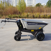 KS450E Mini Dumper Listrik dengan Kapasitas Angkut 450kg dan Bak 0.2m³ untuk Transportasi Material Konstruksi