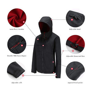 Fabricant Veste Softshell Imperméable à la Mode pour Femmes Doublée Polaire Léger <span class=keywords><strong>Anorak</strong></span> Manteau de <span class=keywords><strong>Randonnée</strong></span> Vêtements - Product Image 6