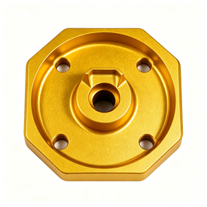 Servicio de Mecanizado de Bases de Conexión para Servomotores y Bombas, con Brida Octogonal de Aluminio Anodizado de Precisión CNC - Product Image 2