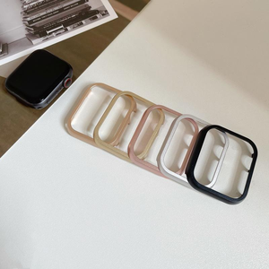 Coque en alliage d'<span class=keywords><strong>aluminium</strong></span> pour <span class=keywords><strong>Apple</strong></span> <span class=keywords><strong>Watch</strong></span> 4 5 6 <span class=keywords><strong>7</strong></span> 8 10 Smart <span class=keywords><strong>Watch</strong></span> Protector Cover Iwatch 41 44 45 46 Ultra 49mm Metal Frame Bumper - Product Image 6