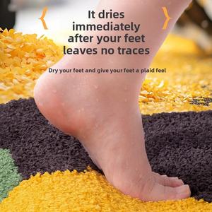 (Chakme) Tuft Rug Custom <span class=keywords><strong>Manga</strong></span> Shape Character Contemporary High Pile Tufting Poliéster White Rug - Product Image 4