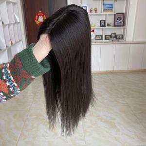 Cabello Humano Ruso Virgen 100% Natural, Crudo, YF-2301 # Extensión de Cabello Natural Color 5*6 Liso, 130% de Densidad, Base Mono - Product Image 1