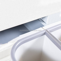 Molde de inyección de plástico para cubo de basura y cenador de cocina con expulsión automática y canal caliente para uso doméstico