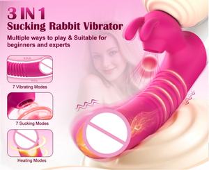 Vbrator kelinci untuk mainan seks wanita Untuk pasangan produk seks dewasa getaran Juguetes seksual kotak seks mesin dildo - Product Image 2
