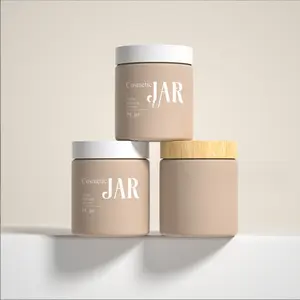 250ml frosted jar food grade face cream plastic can package biscuit jar medicine jar