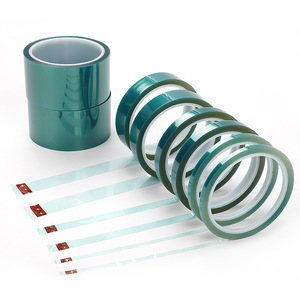 Nhiệt độ cao chống axit màu xanh lá cây cách nhiệt băng Silicone công nghiệp không còn lại keo mạ điện phun sơn mặt nạ - Product Image 3