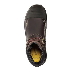 JIANKUN مركب حماية اصبع القدم عالية الجودة أحذية لحام النفط البني مقاومة للانزلاق مع مشط القدم - Product Image 3