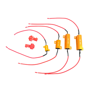 Lampu LED Otomotif Hyper Flash Sein 20W/50W 6RJ/8RJ 10W 39RJ Kabel Resistor Emas Dengan Klip Kabel Cepat - Product Image 3
