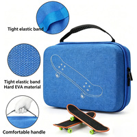 Maßgefertigter Tragbarer EVA-Fingerboard-Spielzeugkoffer für TECH Deck Mini Finger-Skateboard, Aufbewahrungsbox Kompatibel mit 16 Teilen