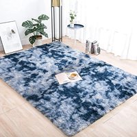 Tapis à poils longs en peluche pour salon, tapis shaggy moelleux pour chambre d'enfant