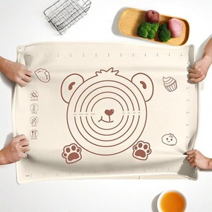 Silicone Kneading <b>Mat</b> With Dog Pattern Non-Stick Pastry Board For Baking And Dough Rolling - Product Image 3