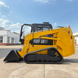 Precio al por mayor de fábrica Mini cargador Quitanieves Track <span class=keywords><strong>Loader</strong></span> Skid Steer Retroexcavadora - Product Image 6