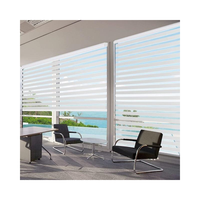 Persianas Zebra Motorizadas Eléctricas con Filtro de Luz de Diseño Moderno y Alta Calidad para Ventana, Gran Venta