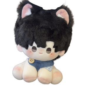 Poupée en peluche Xiao Inbai Yuan en coton, ventilateur original, 15cm en dehors du monde, profitant du temps et de <span class=keywords><strong>la</strong></span> <span class=keywords><strong>nuit</strong></span> - Product Image 1