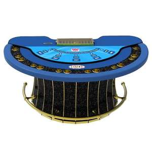 Table de jeu de cartes haut de gamme YH 7 joueurs demi-ronde pour <span class=keywords><strong>casino</strong></span> - Product Image 2