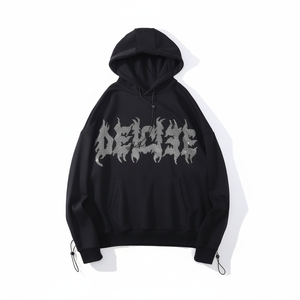 Vente directe d'usine, sweat à capuche pour homme de qualité supérieure, 100% coton molletonné, respirant, personnalisable, haute qualité - Product Image 1