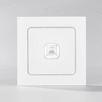 Enchufe de Pared Estándar Europeo Schuko Elendax, Panel de Plástico con Acabado Mate, Doble Salida