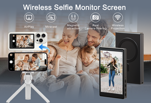 4.02 Inch Không Dây Ảnh Tự Sướng Màn Hình Màn Hình Cho Điện Thoại Di Động Điện Thoại Từ Vlog Ảnh Tự Sướng Màn Hình Màn Hình Phía Sau Ảnh Tự Sướng Màn Hình Hiển Thị - Product Image 2