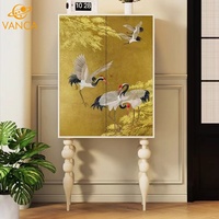 Nouvelle table d'entrée en bois massif de style chinois - Banc mural de style long - Comptoir décoratif pour la maison - Étagère de rangement pour le hall d'entrée