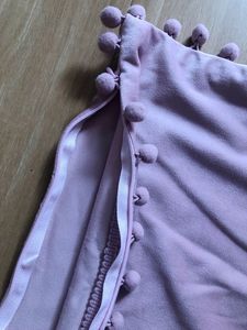 Housse de <span class=keywords><strong>coussin</strong></span> en velours doux de luxe <span class=keywords><strong>coussin</strong></span> décoratif rose avec boule de garniture oreiller élégant - Product Image 4