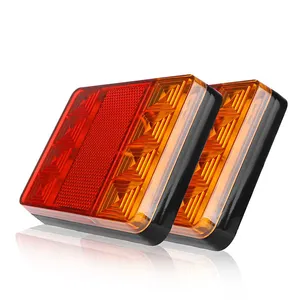 Indicatore laterale angolare luci a LED lampada di contorno rimorchio per camion Van Bus 12V/24V indicatore laterale lampada di contorno luce gialla rossa