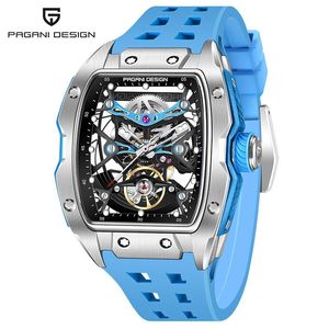 Reloj Mecánico para Hombre Pagani Design, Resistente al Agua 50M, Correa de Fluororubber, PD-YS018 - Product Image 5