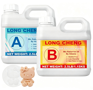 Zweikomponenten-RTV-Silikonkleber für Verpackung & Holzbearbeitung Hohe Härte Platin-/Zinn-Härtungsoptionen <span class=keywords><strong>Wei</strong></span>ß/Transparente Farben - Product Image 1