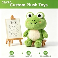 Fabricants de jouets en peluche personnalisés OEM/ODM : Créez votre propre peluche avec logo, 15-25 cm, faible MOQ