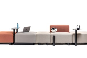 <b>Modern</b> Dual Modular Office <b>Sofa</b> Fully Upholstered Recycled Soft Seating Fabric Cover Medium-Density Sponge One-Seater Solid Wood - Product Image 6