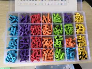 Ensemble complet de 231 pièces, alphabet éthiopien en mousse magnétique pour l'éducation précoce, alphabet amharique, lettres magnétiques colorées - Product Image 2