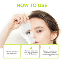 Masque facial au jus de pomme et de chou frisé anti-âge, raffermissant, tonifiant, revitalisant pour les peaux sensibles