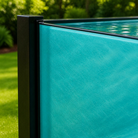 Piscines conteneurs autoportantes en fibre de verre sur mesure avec jacuzzi et terrasse WPC pour villa et jardin