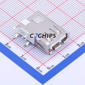 UB3119C-4SD1-4F <b>USB</b> Connector Through hole Component (THT) Connector Type-<b>A</b> <b>USB</b> <b>2.0</b> Female Side Insert - Product Image 1