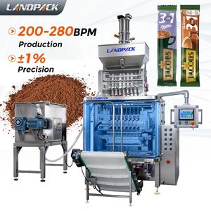 Máquina de Llenado y Empaquetado de Sobres de Café en Polvo y Azúcar de Múltiples Carriles en Venta - Product Image 1