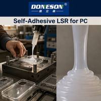 Caoutchouc de silicone liquide auto-adhésif à haut rendement sans primer pour le surmoulage de plastique PC, l'électronique grand public et les pièces industrielles