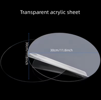 Plaque acrylique dépolie sur mesure, épaisseur personnalisée, transparente, colorée, en PMMA, 4x8 pieds, panneau en plexiglas mat