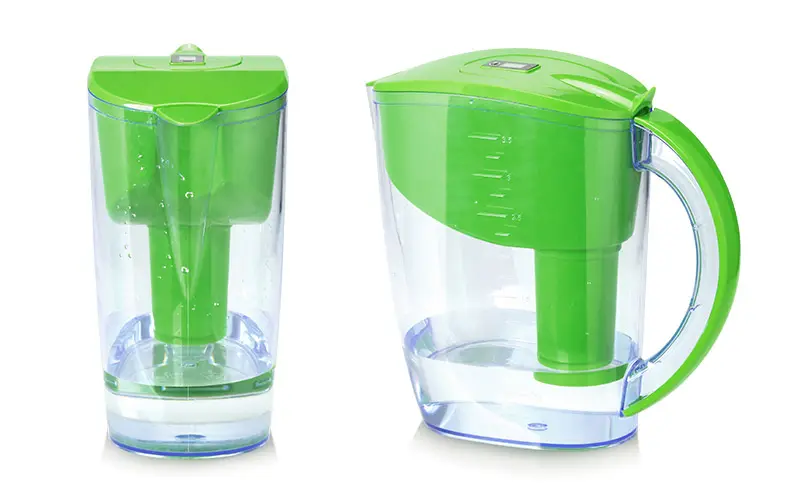 ウェルブルーアルカリ水フィルターピッチャー-3.5L純粋な健康的な水イオナイザー、BPAフリー/活性炭、イオン交換樹脂