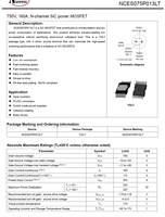 NCE Power NCES075P013LT 750V 160A MOSFET de Potencia de Canal N SiC TOLT 100% Original y con Código de Lote Rastreable