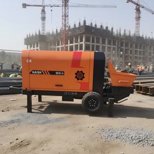 Baumaschinenhersteller Betonförderpumpe / Kleine elektrische Betonpumpe für Betonbauarbeiten - Product Image 1