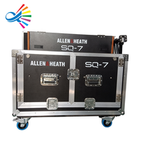 Étui de transport hydraulique personnalisé pour console numérique Allen & Heath SQ7/SQ6/SQ5 avec support pour ordinateur portable