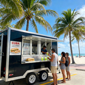 Remorque de restauration <span class=keywords><strong>pour</strong></span> événements, avec cuisine, forme unique, <span class=keywords><strong>pour</strong></span> <span class=keywords><strong>barbecue</strong></span>, hot-dogs et gaufres, à vendre - Product Image 3