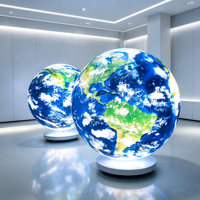 Pantalla Esférica LED Colgante de Fábrica, 3840Hz de Frecuencia de Actualización, Legible Bajo la Luz Solar, Ángulo de Visión de 360°, Personalizable