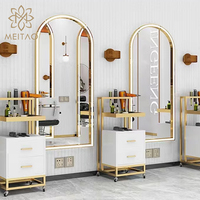 Chariot de rangement haut de gamme pour salon de beauté, nouveau design, blanc/noir, pour pédicure et manucure, USA