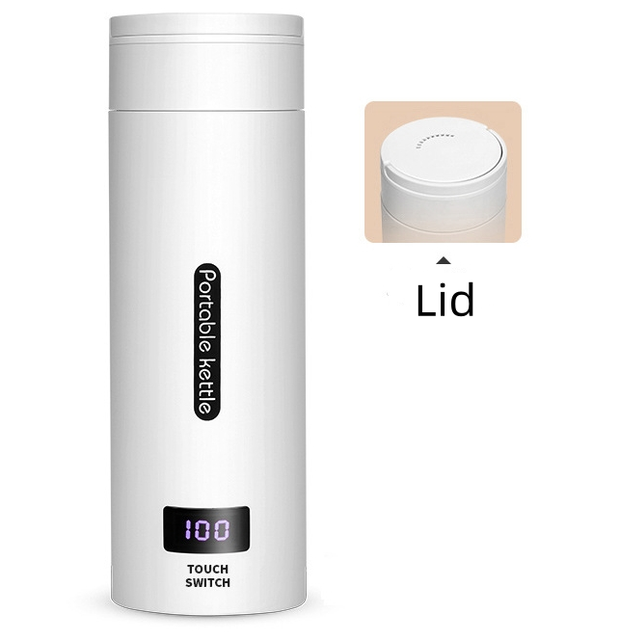 CE Portable Mini Stainless Steel 500ml Thermal Electric Kettle for Home Travel Office Dormitory
