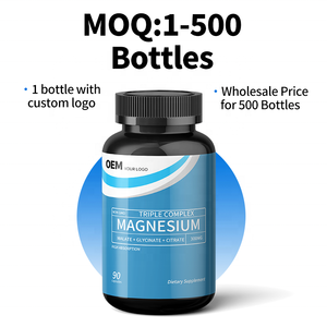 Capsules de complexe triple de magnésium en marque blanche OEM, faible MOQ, fabricant, lancement rapide, certifié cGMP COA, pour les vendeurs débutants - Product Image 5