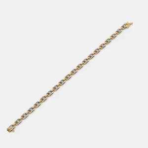 Moissanite Diamond Tennis Bracelet 925 Sterling Silver Plated Classic Sparkle Elegant Gift for Women <b>Men</b> Wedding Anniversary - Product Image 1
